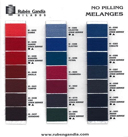Ruben Gandia,hilo,hilados,yarn,threads,acrilico,acrylic,hb,nm,ne,2/22, Milano 50% lana merina 50% acri. low pilling Nm. 2/25-2/28-2/44 Emporio 30% lana merina 70 % acri low pilling Nm. 2/25-2/28-2/38